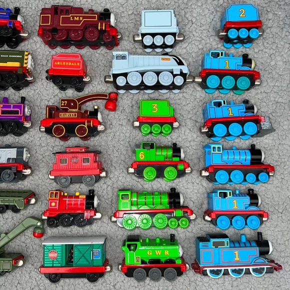 Thomas & Friends Train Collection Set Take N Play Along Diecast Track Lot of 55 - Picture 2 of 10